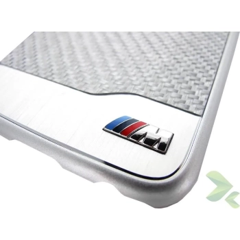 BMW M Edition Carbon & Aluminium Hard Case - Etui Samsung Galaxy S6 (srebrny)