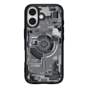 Spigen Ultra Hybrid Mag MagSafe - Etui do iPhone 17 (Zero One Black)