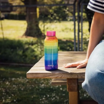 Quokka Solid - Butelka termiczna ze stali nierdzewnej 510 ml (Rainbow)