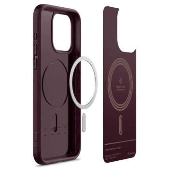 Spigen Caseology Parallax Mag MagSafe - Etui do iPhone 15 Pro (Burgundy)