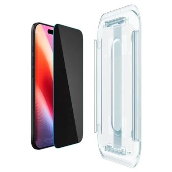 Spigen GLAS.TR EZ FIT Privacy 2-Pack - Szkło hartowane z filtrem prywatyzującym do iPhone Air (2 sztuki)