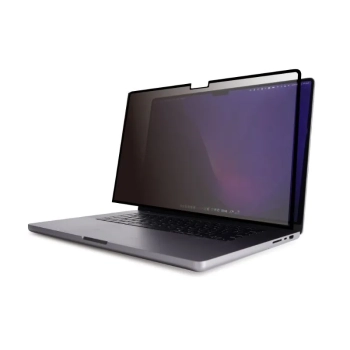Moshi Umbra - Folia ochronna na ekran MacBook Pro 16" (M1, 2021) z filtrem prywatyzującym (czarna ramka)