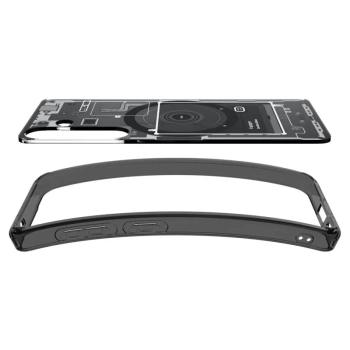 Spigen Ultra Hybrid Mag MagSafe - Etui do Samsung Galaxy S25 (Zero One Black)
