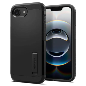 Spigen Tough Armor Mag MagSafe - Etui do iPhone 16e (Czarny)