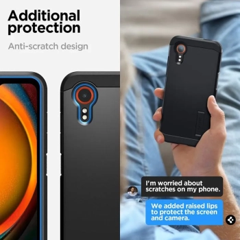 Spigen Tough Armor - Etui do Samsung Galaxy XCover 7 (Czarny)