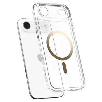 Spigen Ultra Hybrid Mag MagSafe - Etui do iPhone Air (Clear/Gold)
