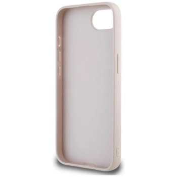 Guess Fixed Glitter Big 4G - Etui do iPhone 16e (różowy)
