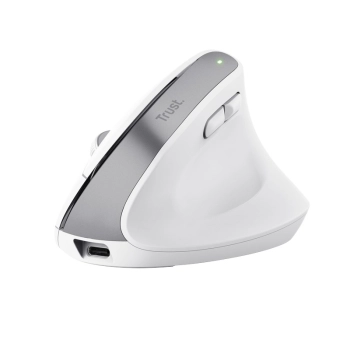 Trust Bayo+ - Mysz ergonomiczna bezprzewodowa (Biały)