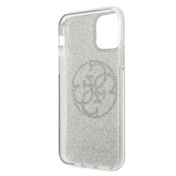 Guess Circle Glitter 4G - Etui iPhone 11 Pro Max (khaki)