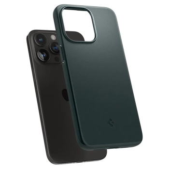 Spigen Thin Fit - Etui do iPhone 15 Pro Max (Abyss Green)